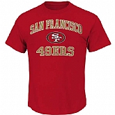 San Francisco 49ers Majestic Big and Tall Heart x26 Soul III WEM T-Shirt - Scarlet,baseball caps,new era cap wholesale,wholesale hats